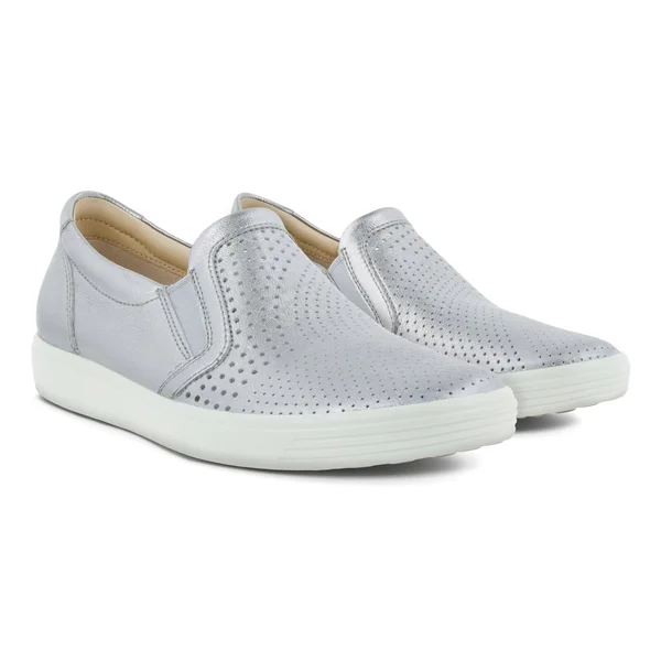 Ecco Women's Soft 7 Perforated Slip-On Loafer