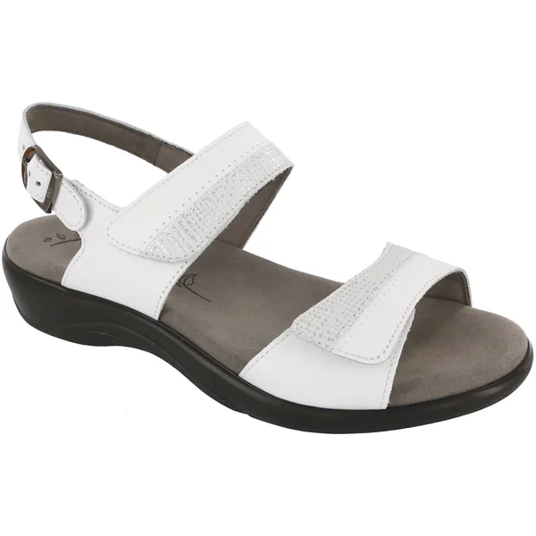 SAS Women's Nudu - White Size: 10 W