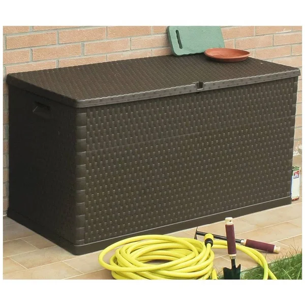 vidaXL Garden Storage Box Brown 47.2x22x22x22x24.8x22