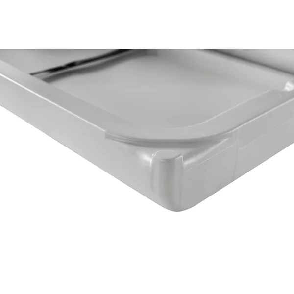 Foundations Ultra Horizontal Baby Changing Station with EZ Mount Backer PLATE, Gray