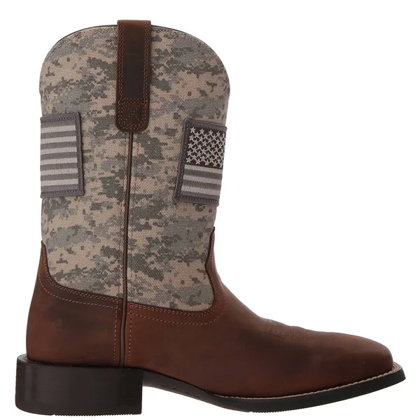 Ariat Men's Sport Patriot Western Boots - Brown/Sage