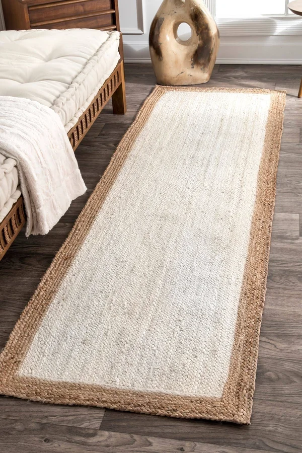 nuLOOM Eleonora Hand-Woven Rug - White - Size 5& x 8&