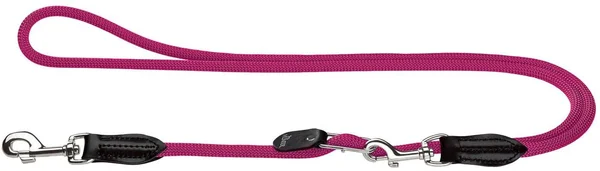 Hunter Freestyle Vario Adjustable Dog Lead, Heavy Duty, Weatherproof, 1.0/260 cm, Raspberry