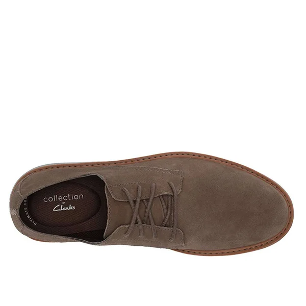 Clarks Men's Draper Lace Up Oxford, Size: 9.5, Olive Suede