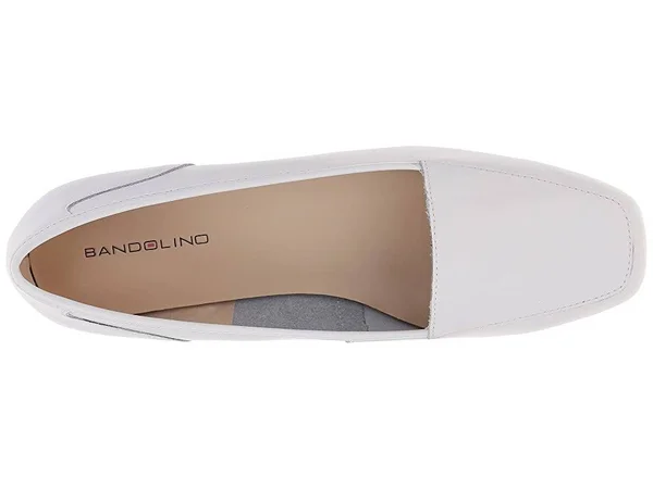 Women's Bandolino Liberty Slip-On Loafers - White 8.5 N Narrow