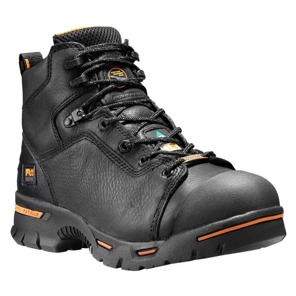 Men's Timberland Pro Endurance PR 6 inch Waterproof Steel Toe - Size: 11, Black