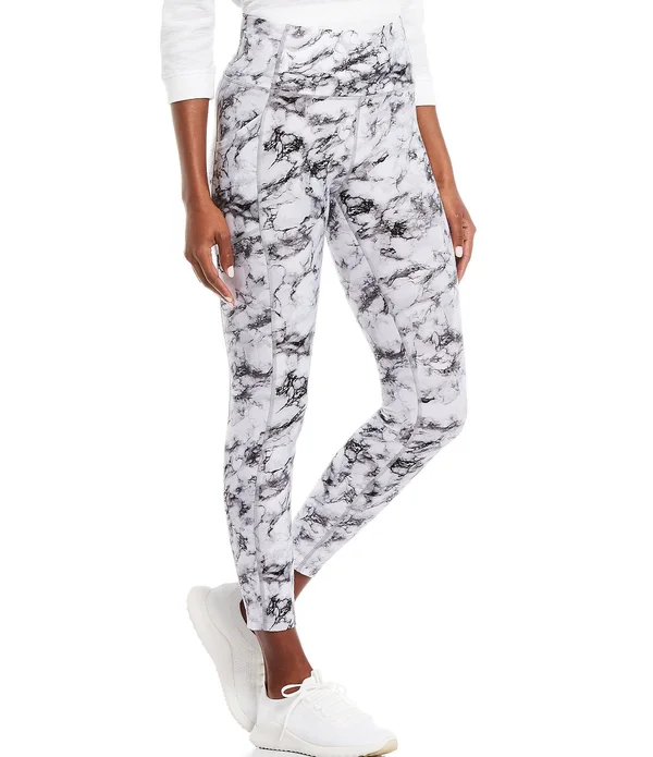 Calvin Klein Side Pocket 78 Tights - Womens, S, Geology Blue