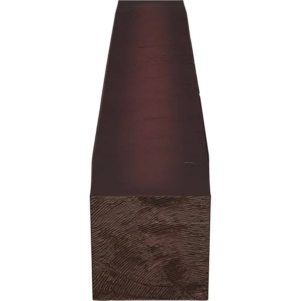 Ekena Millwork MANUKP04X06X60ZY 4x22H x 6x22D x 60x22W Knotty Pine Faux Wood Fireplace Mantel, Premium Cherry