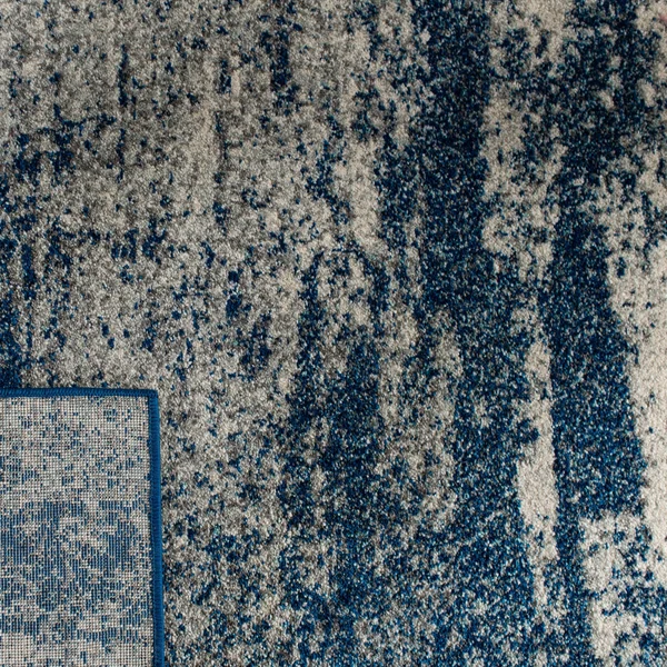 Safavieh Evoke Erika Modern Abstract Distressed Rug - 2&2x22 x 9& Runner - Navy/Orange