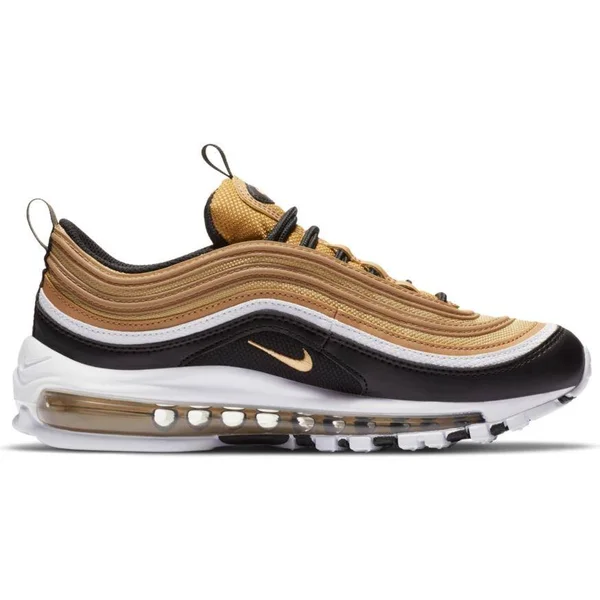 Nike Air Max 97 Black/Gold Grade School Boys& Shoes - Size: 7