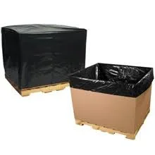 51 x 49 x 73x22 3 Mil Black Pallet Covers
