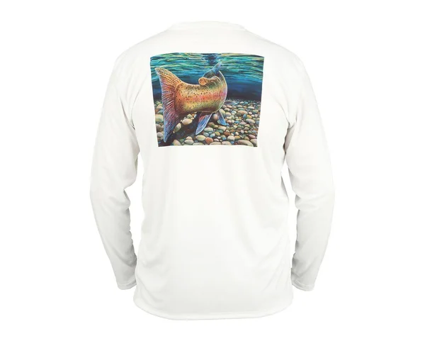 Simms Solar Tech Long Sleeve Tee - Men's S Walleye Sterling
