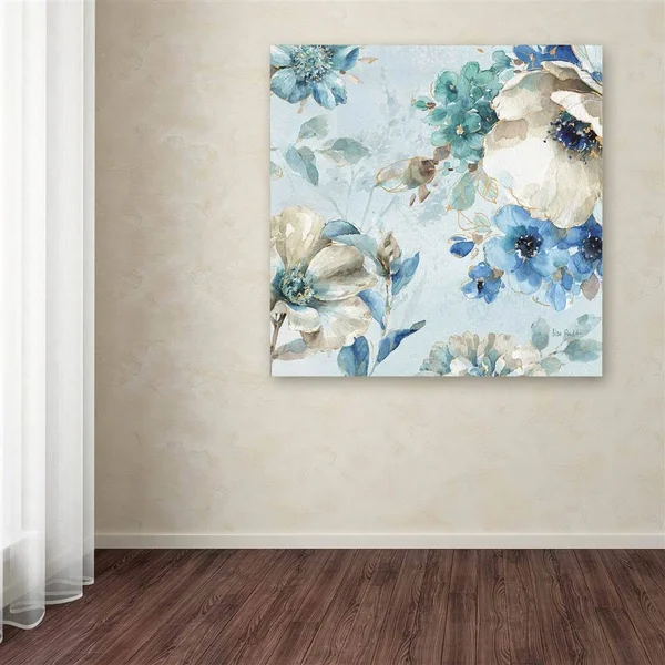 Trademark Art Lisa Audit 'Indigold X' Gallery Wrapped Canvas Art