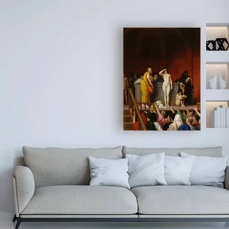 Trademark Fine Art 'Market in Rome' Canvas Art by Gerome - Size: 24 x 32