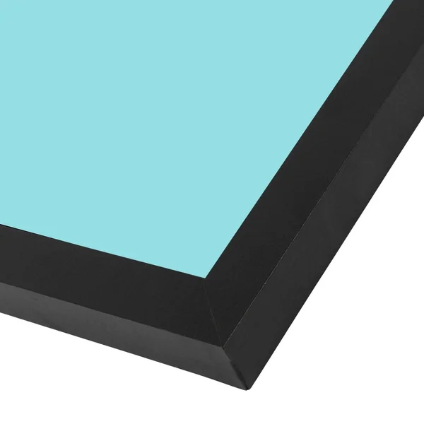 Contemporary Blue-Grey Framed Art Set - Black