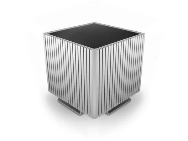 Streacom ST-DB4 Silver Fanless Aluminium Bi-Symmetrical ITX Chassis - 260 x 260 x 270mm