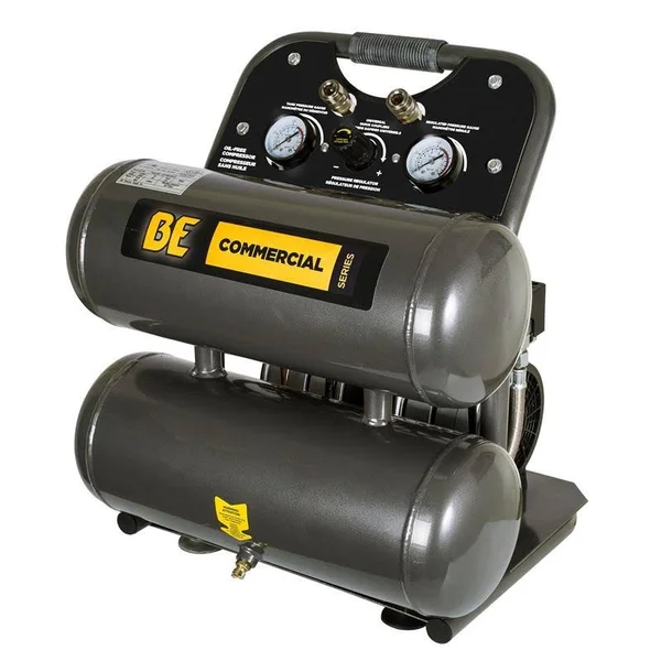 Be AC104 2.8 CFM @ 90 PSI - 4 Gallon Ultra Quiet Portable Electric Air Compressor