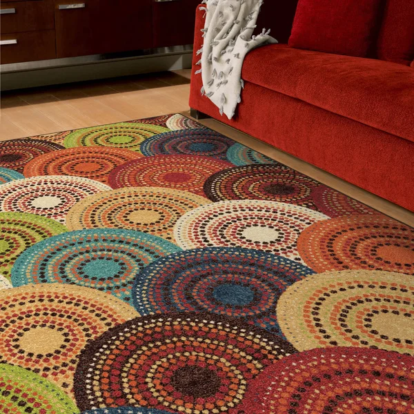 Better Homes and Gardens Bright Dotted Circles Area Rug or Runner
