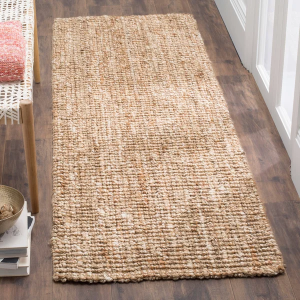 Safavieh Natural Fiber NF447N 2&6x22 x 14&0x22 Runner Natural - Ivory Area Rug