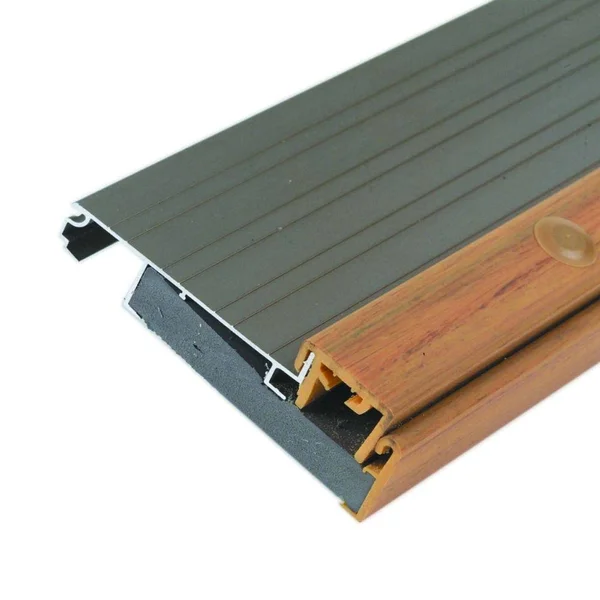 M-D Building Products Adjustable 4-1/2 in. x 85-1/2 in. Satin Nickel Aluminum Threshold