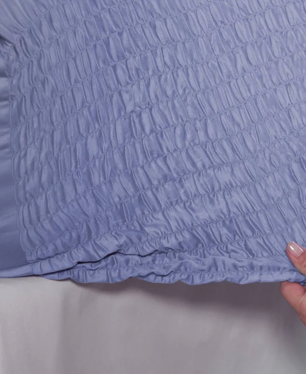 Bed Tite 300 Thread Count Cotton Sheet Set - Light Blue - Full