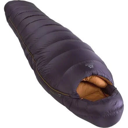 Mountain Equipment Helium 800 Long Sleeping Bag Purple - Reg/Left Zip