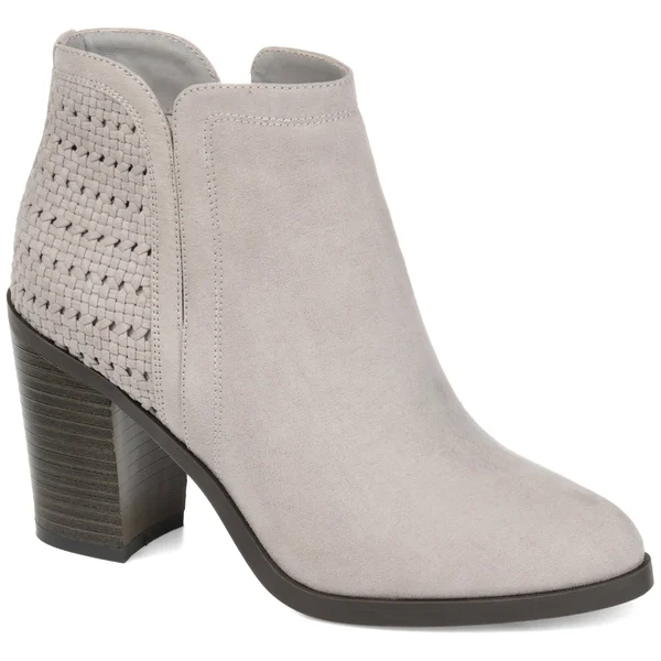 Journee Collection Women's Jessica Bootie Grey 9