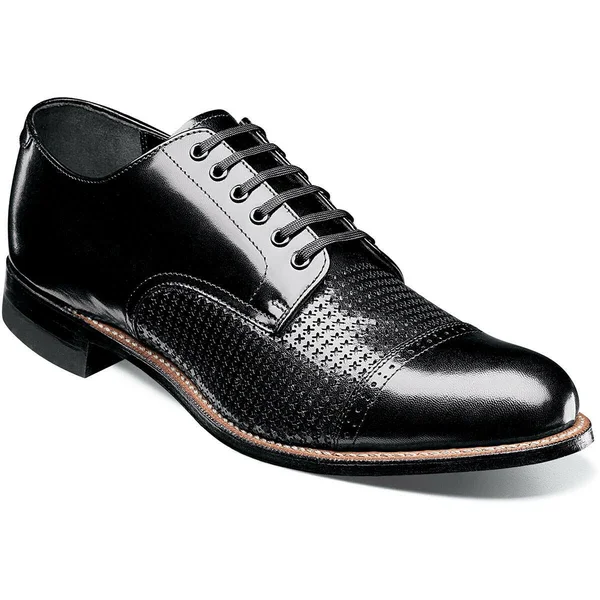 Stacy Adams Shoes Madison Cap Toe Oxford Black Size 7.5