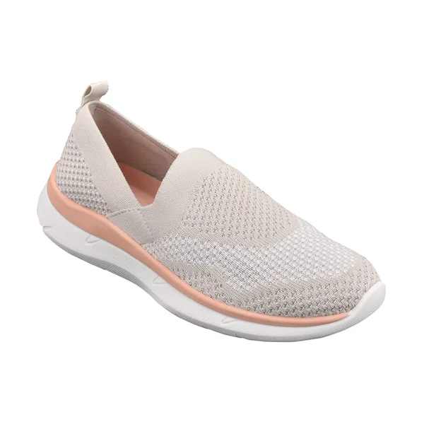 Easy Spirit Womens Savanah 2 Knit Casual Walking Shoes, 7, Light Grey