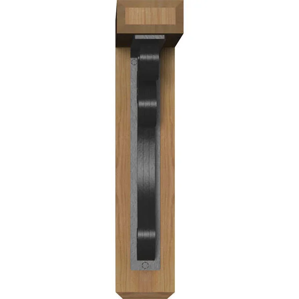 3 1/2 inchw x 16 inchd x 19 inchh Orleans Craftsman Ironcrest Smooth BRACKET - Western Red Cedar (2 inchw x 12 inchd x 15 inchh I