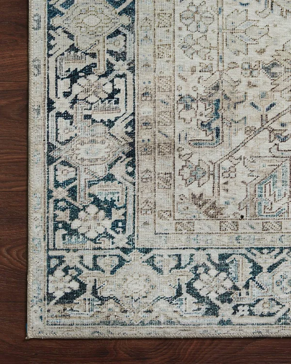 Magnolia Home Lenna LEA-06 2&6x22 x 9&6x22 Natural and Denim Runner