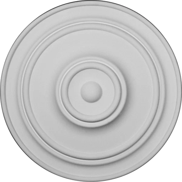 21 7/8 inchod x 2 3/8 inchp Classic Ceiling Medallion (FOR Canopies Up to 5 1/2 inch) - Hand-Painted Polished Copper, Bronze