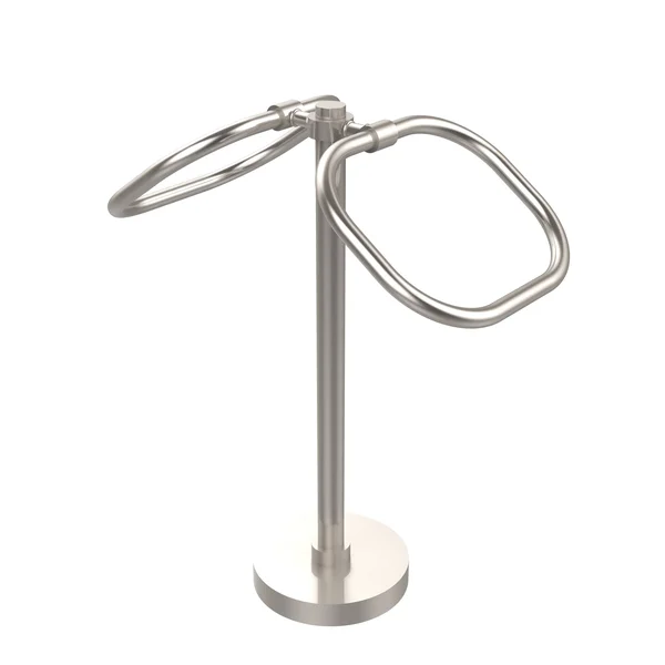 Allied Brass TB-20 Two Ring Oval Guest Towel Holder, Venetian Bronze
