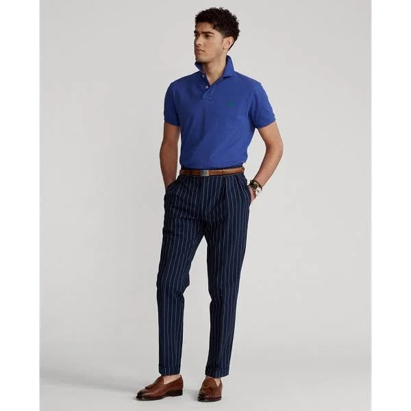 Ralph Lauren Men's The Iconic Mesh Polo Shirt - Size 5X Big in Bright Navy
