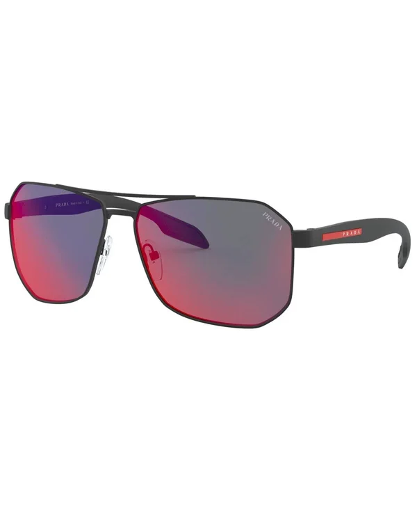 Prada Linea Rossa PS 51VS DG09Q1 Black Rubber