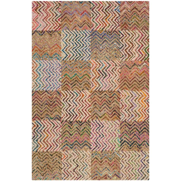 Safavieh Nantucket NAN602A Beige, Brown Rug 4&X 4& Square