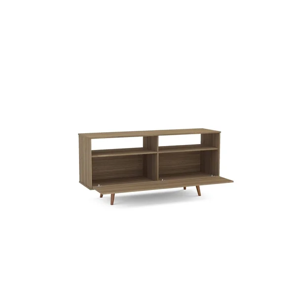 Fava 59 in. TV Stand - Light Brown - Polifurniture - 401607810001