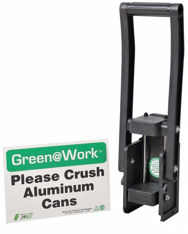 Zing 7006 Can Crusher with Sign