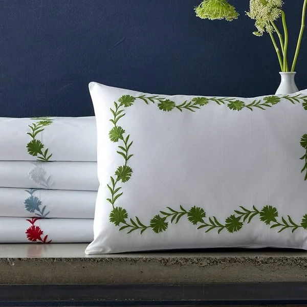 Matouk Ceylon Fitted Sheet - Full - White