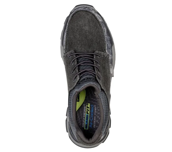 Skechers Men's Relaxed Fit: Respected - Loleto Sneakers - Gray, 12.0