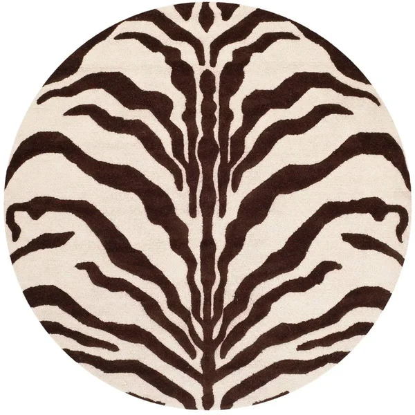 Safavieh Cambridge Ivory & Brown 4& x 6& Rug