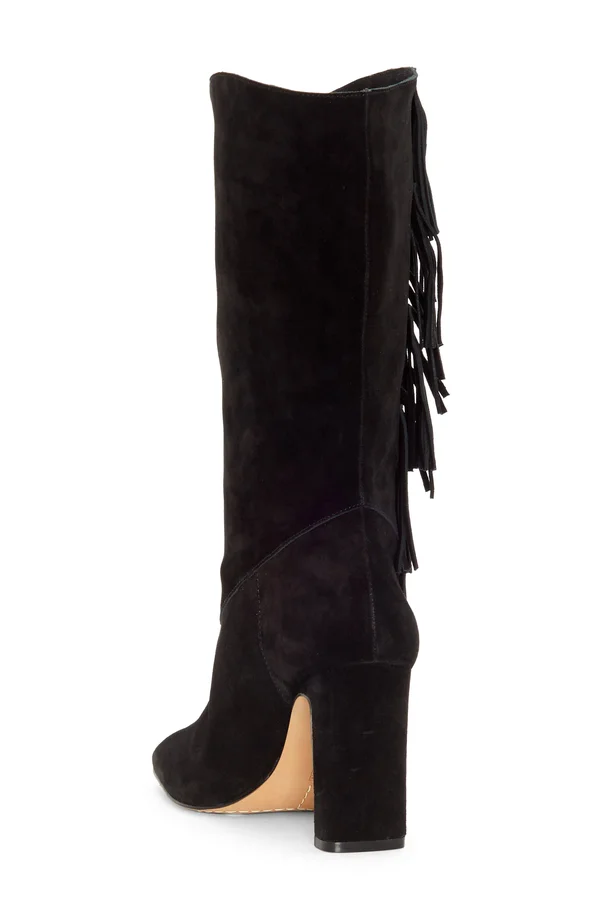 Vince Camuto Sterla Suede Boot 8, Black
