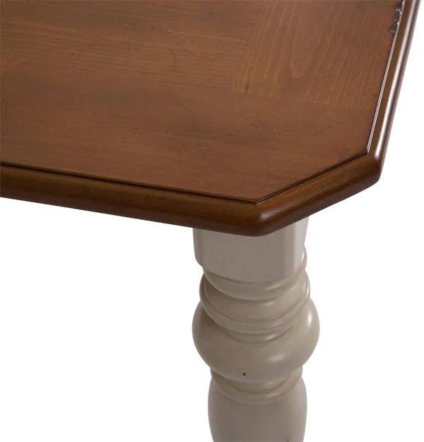 Liberty Furniture Ocean Isle Rectangular Leg Table in Bisque