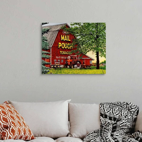 Mail Pouch Barn II - Canvas Wall Art, 30x24, Great Big Canvas
