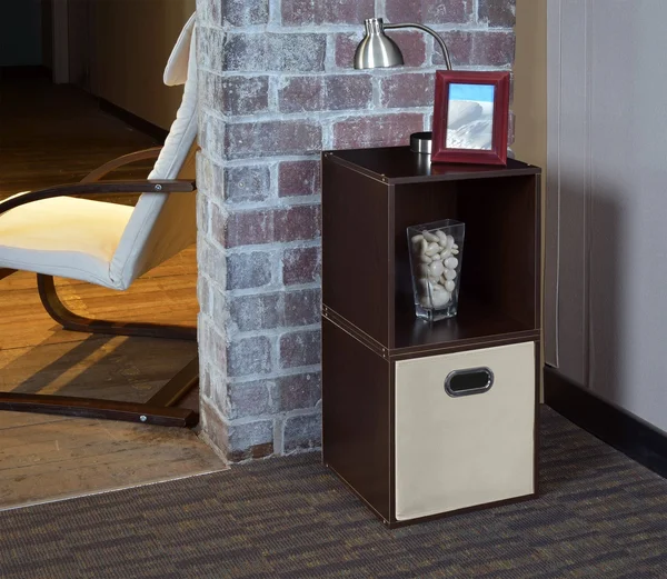 Niche Cubo Storage Set - 2 Cubes & 1 Canvas Bin- Truffle/Teal