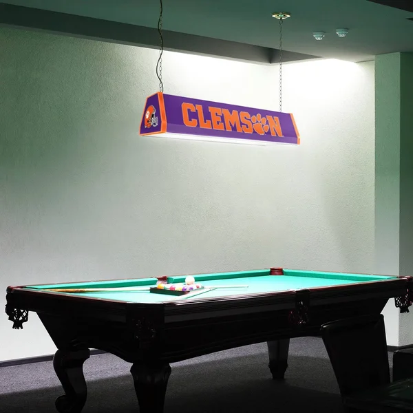 Clemson Tigers: Standard Pool Table Light - Paw End Cap