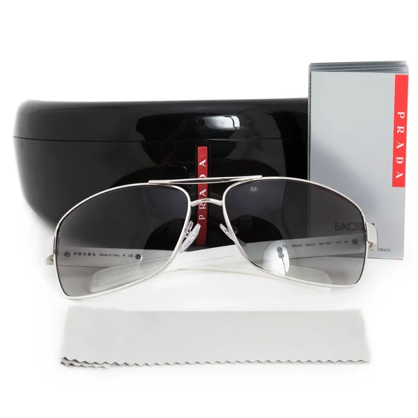Prada Linea Rossa PS 54IS Sunglasses - Silver