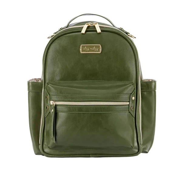 Itzy Ritzy Mini Diaper Bag Backpack Olive