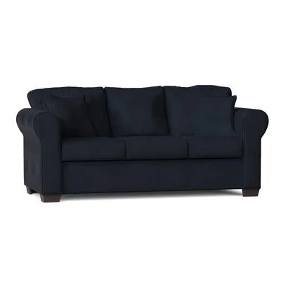 Belinda 84.5x22 Rolled Arm Sofa Latitude Run Body Fabric: Morris Ore