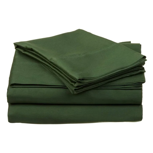 Superior 300 Thread Count Egyptian Cotton California King Hunter Green Solid Sheet Set